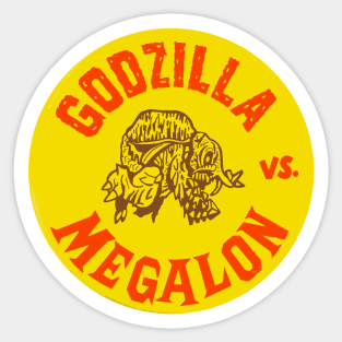 Godzilla vs. Megalon 70s promo Sticker